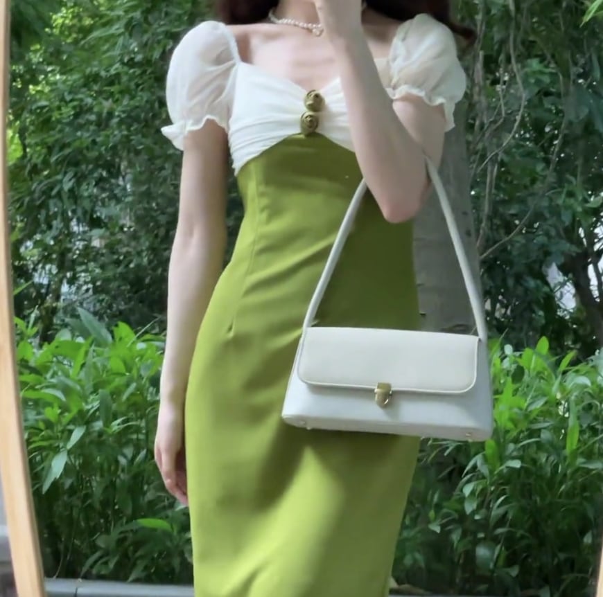 ワンピース デート ミモレ ミモレ丈 ワンショルダー スリム タイト 細身 かわいい 大人可愛い きれいめ シンプル カジュアル 大人 上品 おしゃれ お洒落 主役級 存在感 夏 10代 20代