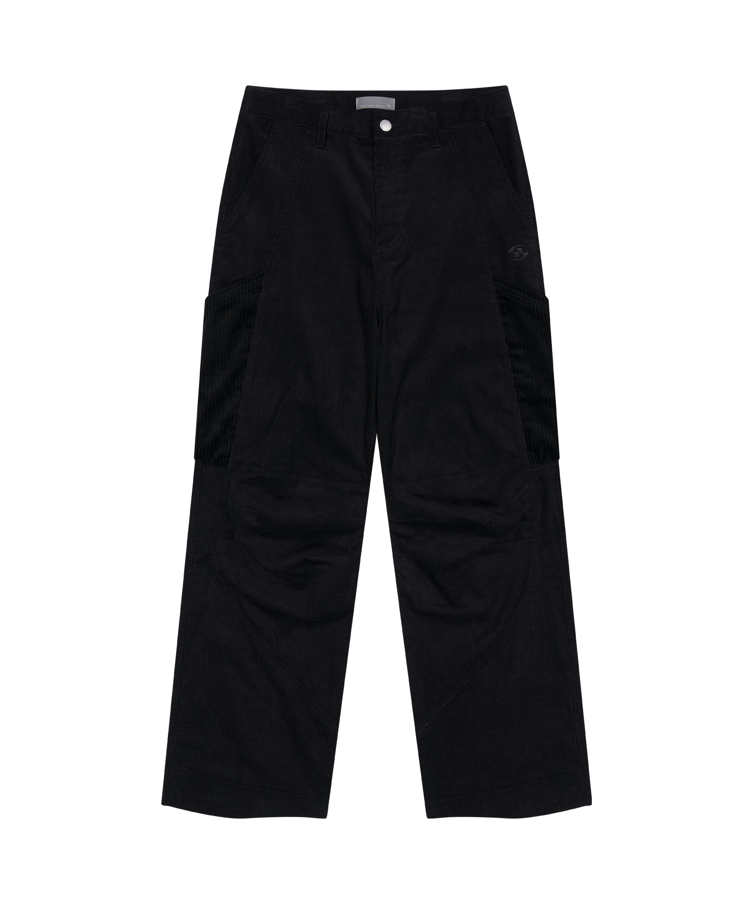 【SANSANGEAR】 CORDUROY POCKET PANTS : BLACK