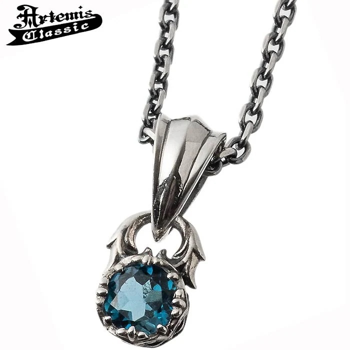 アルテミスクラシック Artemis Classic ジュエル クラウン シルバー ネックレス ロンドンブルートパーズ ACP0341ACCN0069