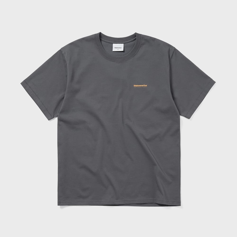 ディス・イズ・ネヴァー・ザット INTL ロゴ T シャツダークグレー