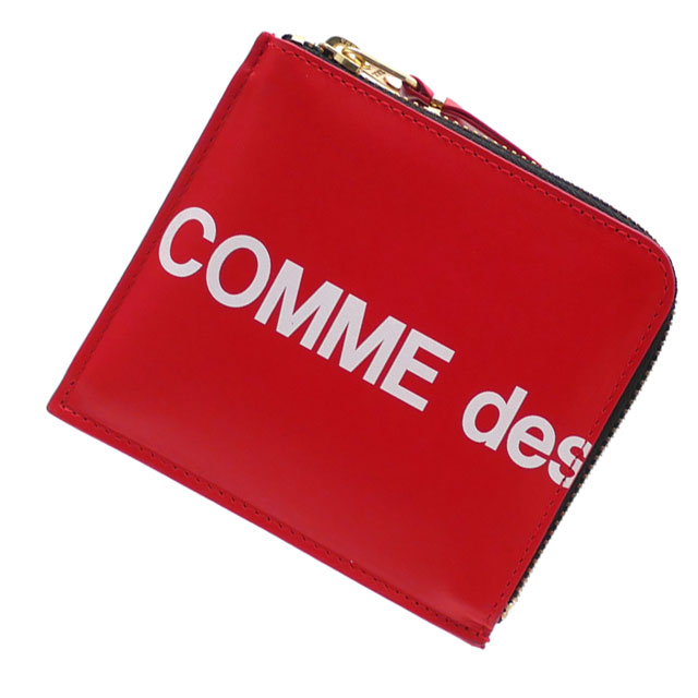 【数量限定特別価格】 コムデギャルソン COMME des GARCONS Huge Logo Coin Case コインケース RED 272-000177-013