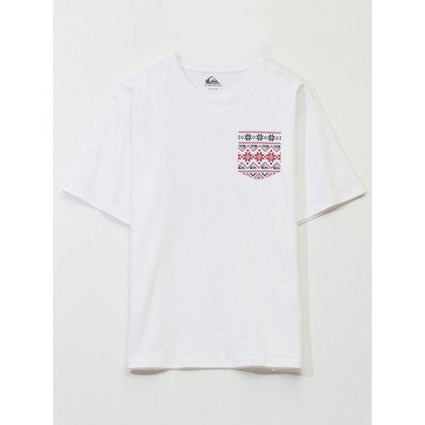 QUIKSILVER PATTERN 半袖Tシャツ (QF31ST062WHT)