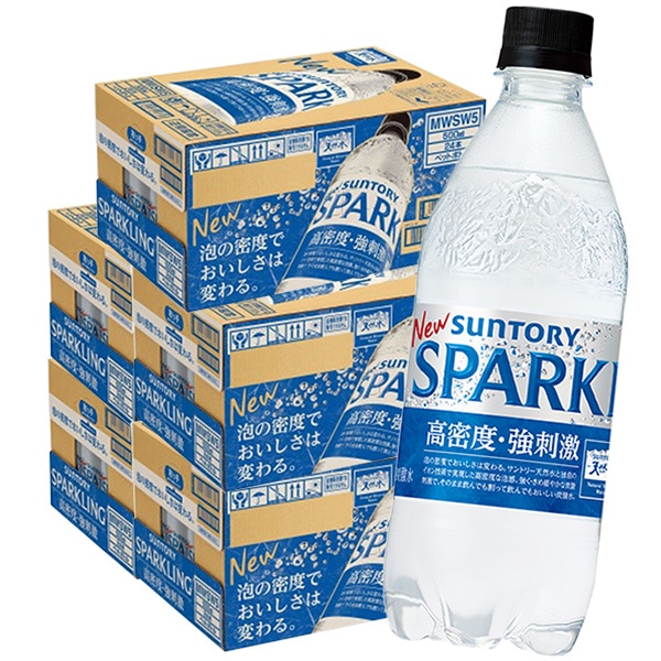 THESTRONG 天然水 スパークリング 500mlPET 24本入り 5ケース 合計 120本 炭酸水 タンサン 強炭酸 9,804円