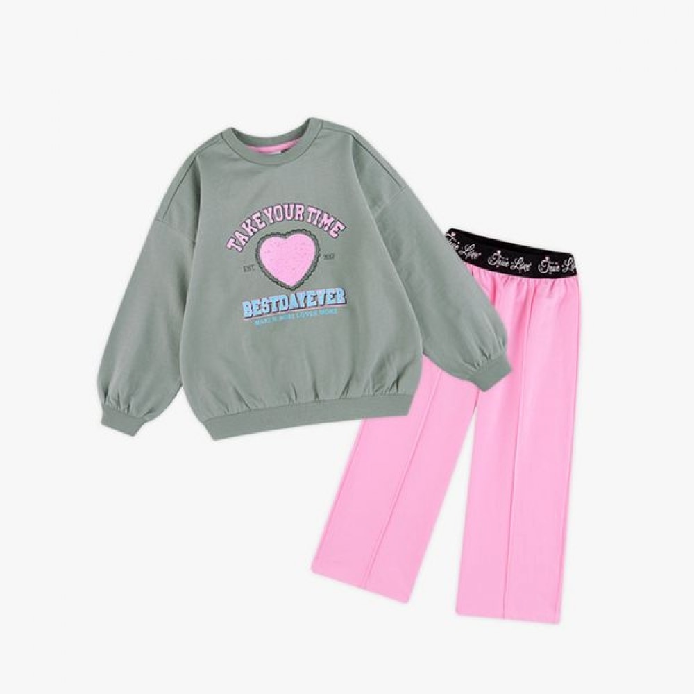 (ウォルトンキッズ) ベストデイハートトップ&ボトムスーツ