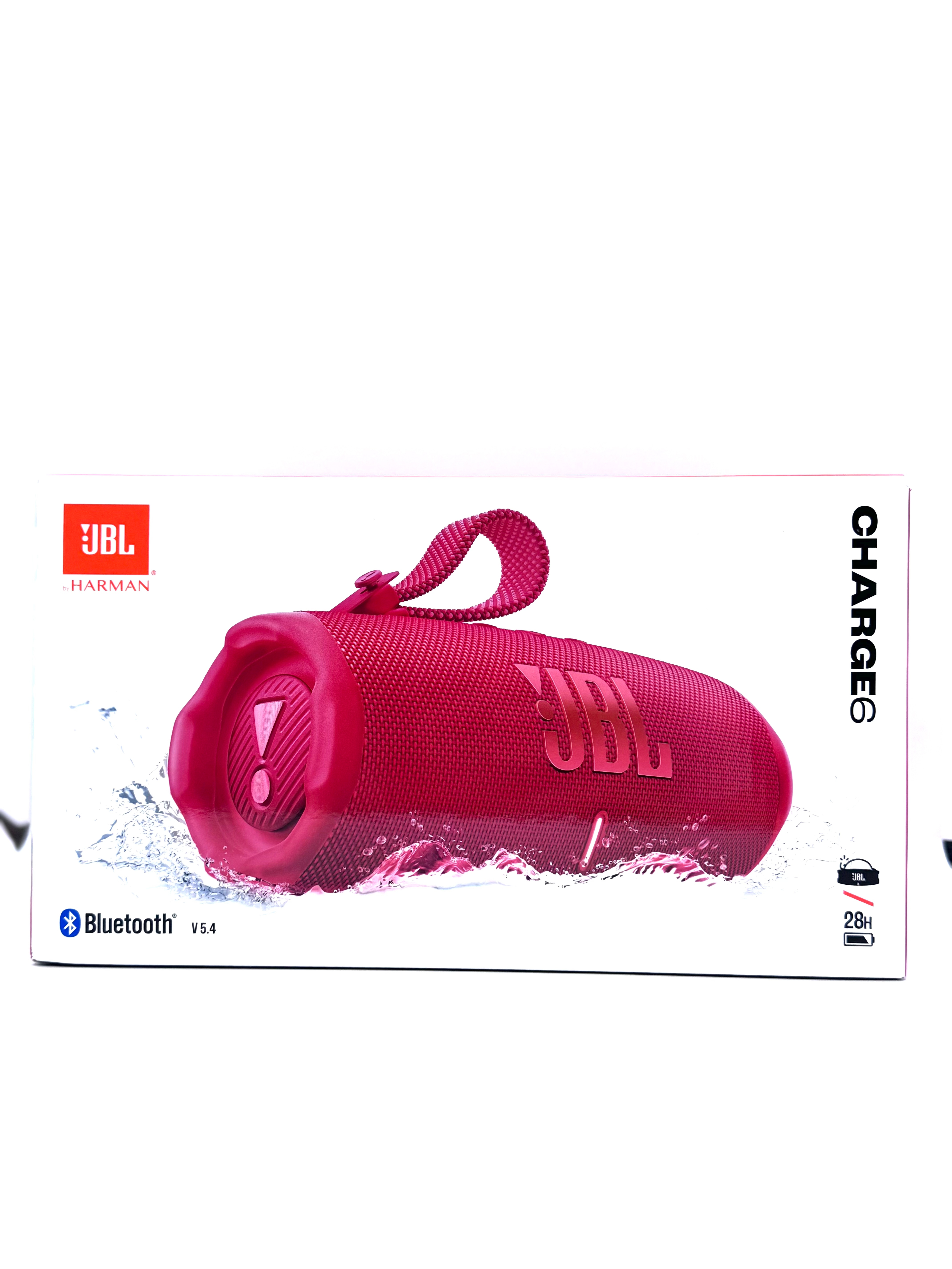 「新品」J BL Charge 6 ポータブルBluetoothスピーカー 防水対応 レッド