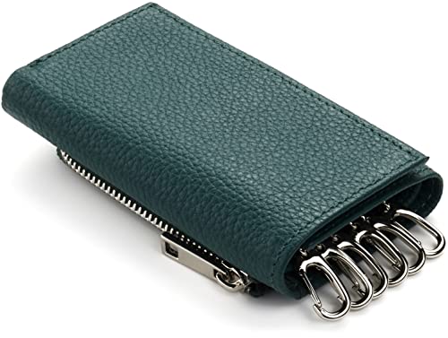 キーケース メンズ 【整理収納士監修】【小さいのに６つの機能】 財布 一体型 小銭入れ スマートキー 革 カード入れ