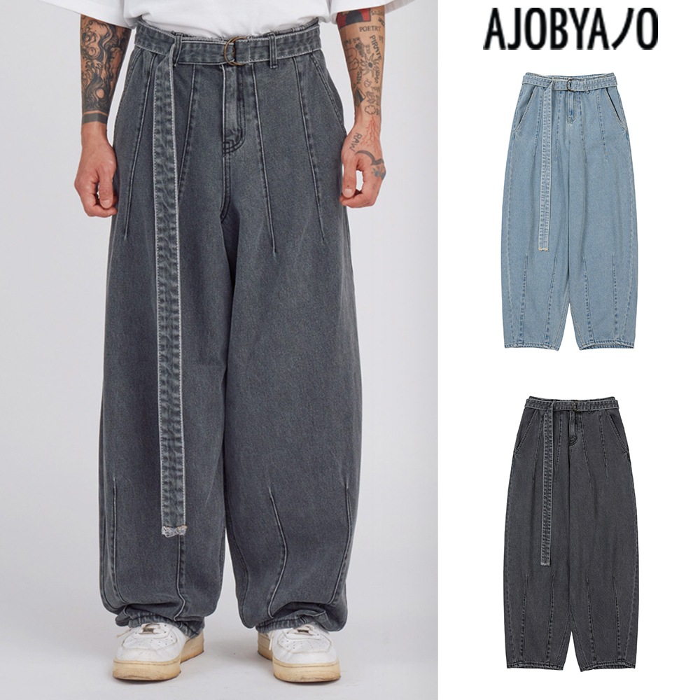 EZKATON正規品★22AW★Smoke ワイドデニムパンツ EZKATON正規品☆22AW☆Smoke ワイドデニムパンツ (EZKATON