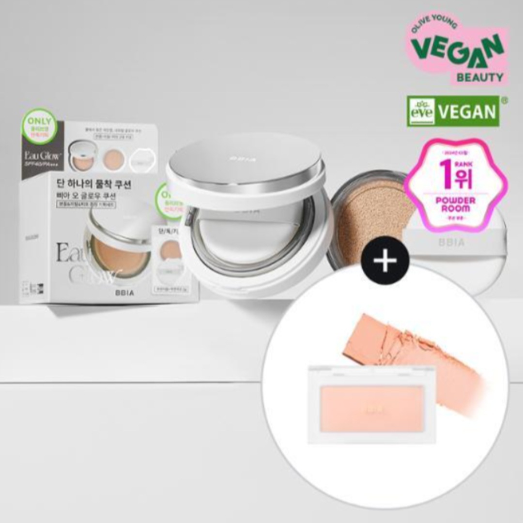 【公式/韓国正品】 [チーク本品贈呈] [単独企画] ピアーオックロウクッション（リフィル+パフ企画）