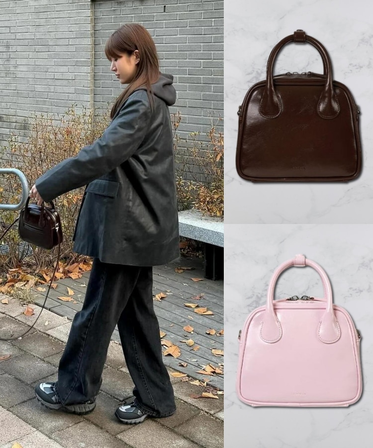 Qoo10 STAND OIL MOMO BAG MINI ジッパー ミ