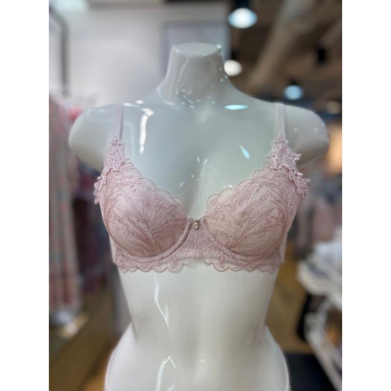 [坡州店] [] キラキラ糸チュールレースパッドブラ（CO）WBRA024