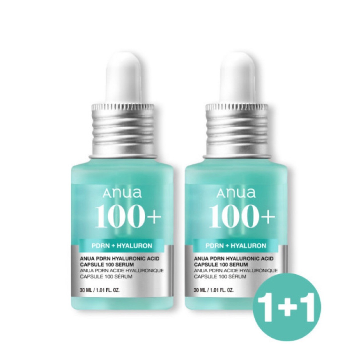 [1+1] PDRNヒアルロン酸カプセル100セラム, 30ml