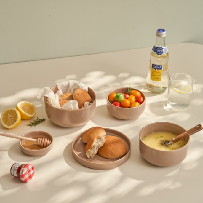 1人 円形 食器 セット 6種 セット 皿 韓国インテリア