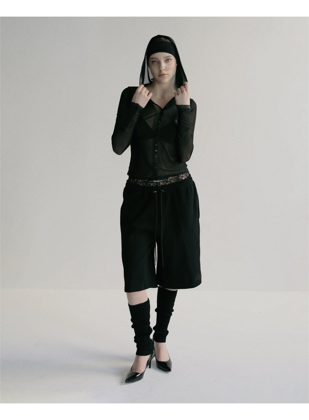 【BADBLOOD】 BEYOND SOFT BERMUDA PANTS : BLACK