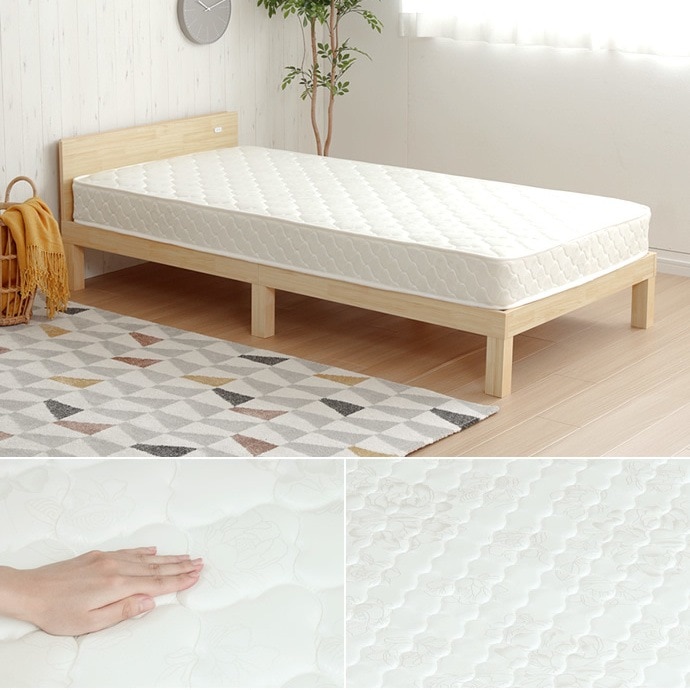 マットレス ボンネルコイル ダブル 高反発 安い 硬い コイル 腰痛 ベッド