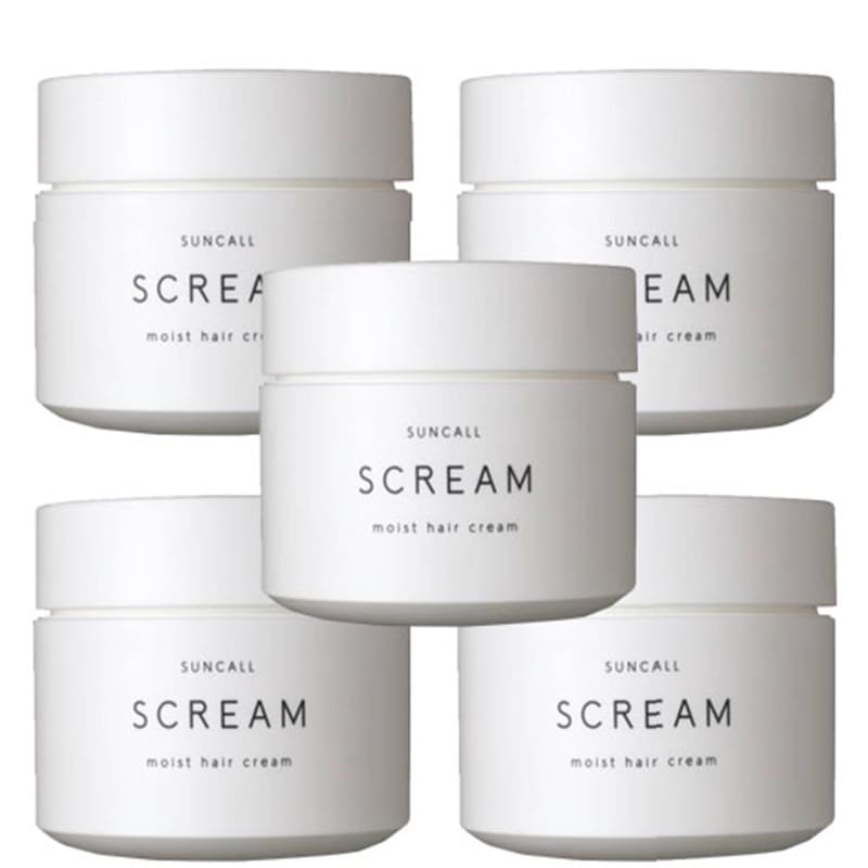 スクリム モイスト ヘアクリーム 120g ×5個 セット スタイリング クリーム アウトバストリートメント ナイトクリーム ヘアクリーム パサつき つや髪 うるおい