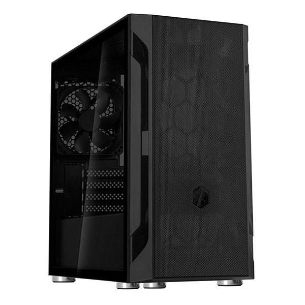 PCケース FARA H1M ブラック 強化ガラス SST-FAH1MB-G