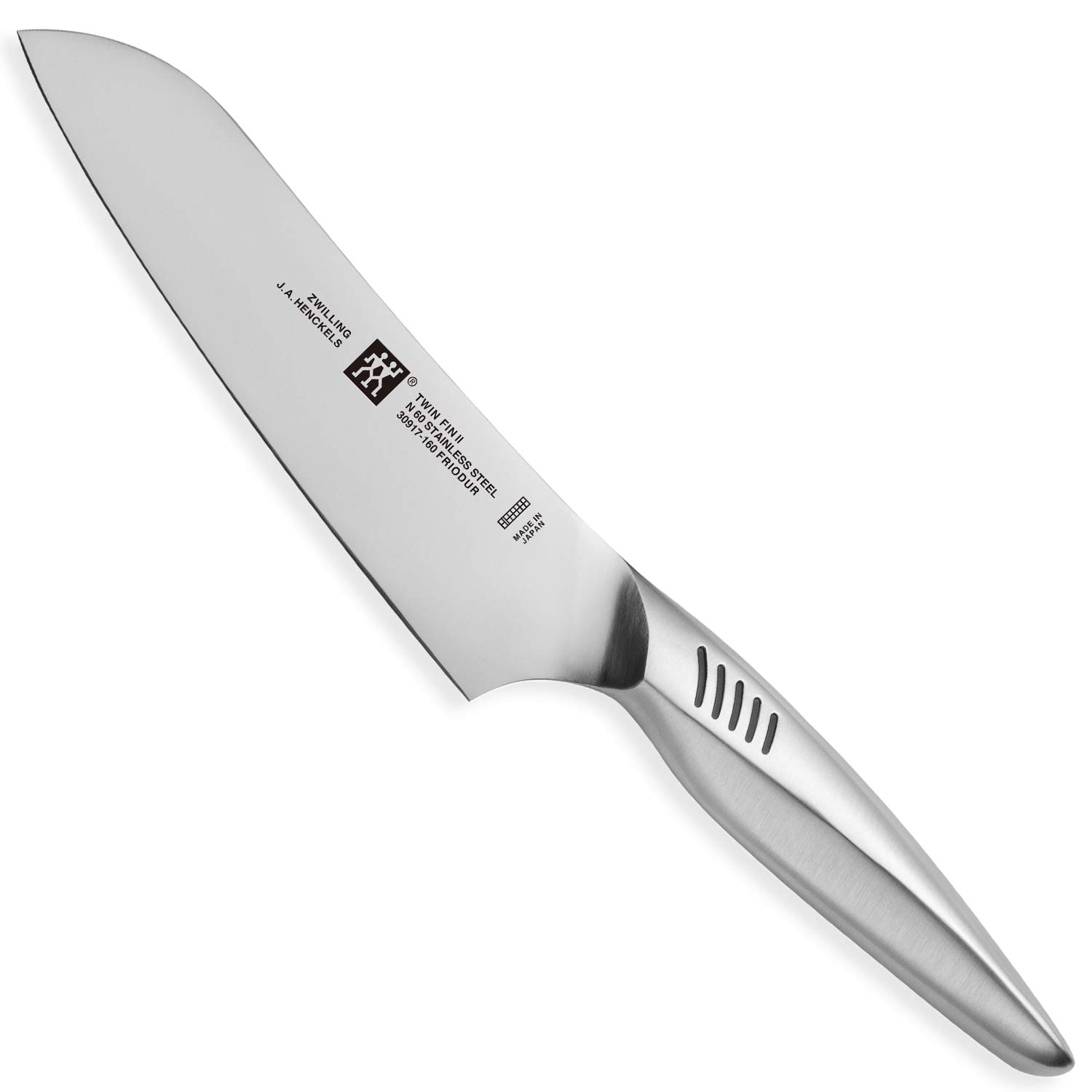 Zwilling ツヴィリング 「 ツインフィン 2 マルチパーパスナイフ 165mm 日本製 」 三徳 包丁 オールステンレス 食洗機対応 岐
