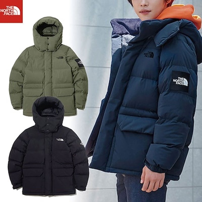THE NORTH FACE ダウンジャケット　ネイビー　　XL　韓国 THE NORTH FACE（ザ ノースフェイス） ダウンジャケット L ネイビー