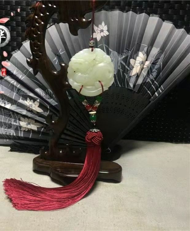 中国ドラマ 『麗王別姫 花散る永遠の愛』任嘉倫 李俶 景甜 沈珍珠 アレンレン 玉珮 ストラップ 飾り 漢服グッズ アクセサリー