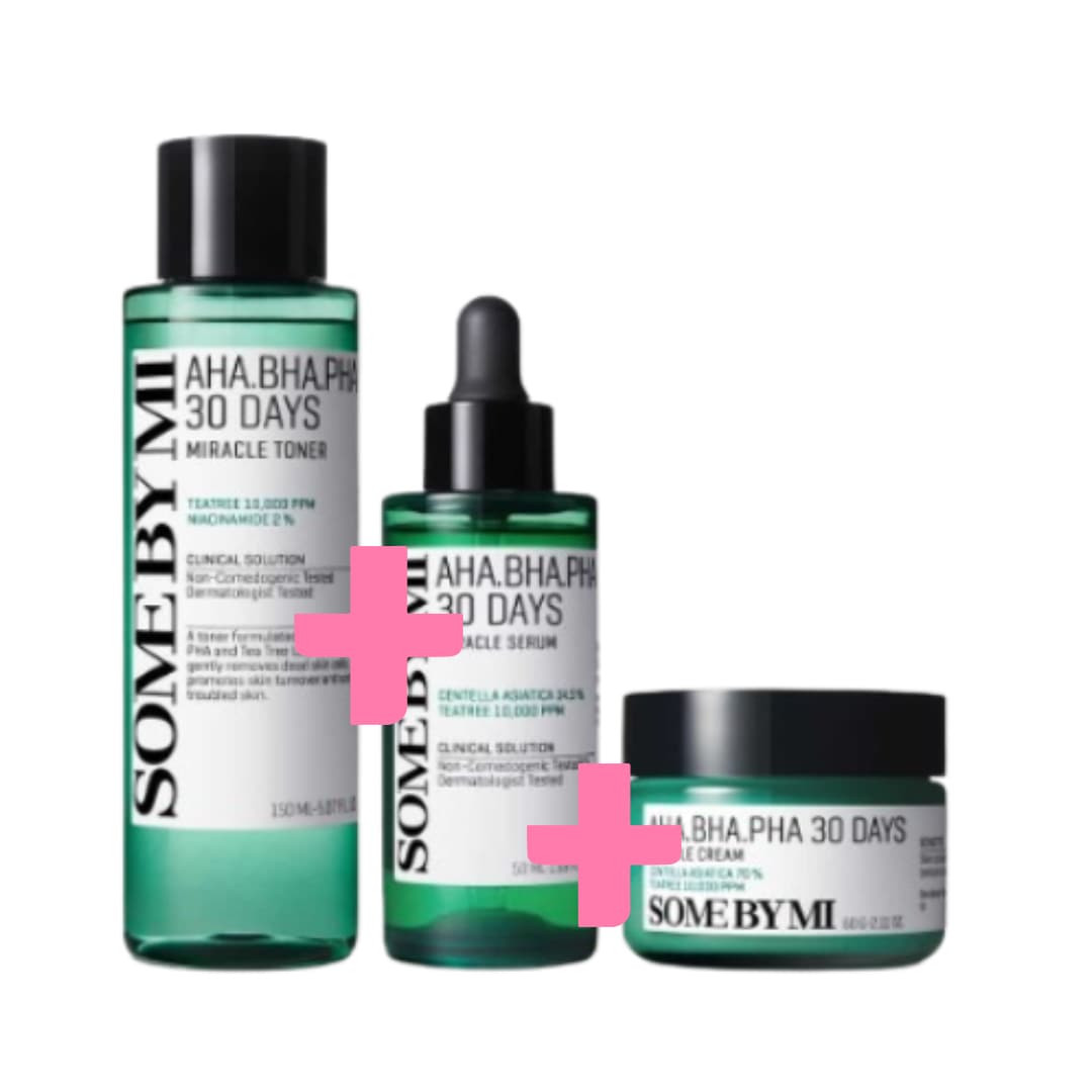 【公式/韓国正品】aha bha pha 30デイズミラクル 3種 セット (トナー 150ml + クリーム 60g + セラム 50ml)