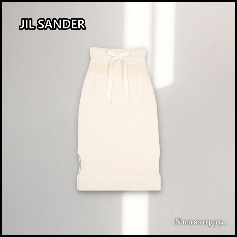 【JIL SANDER】送料/関税込 PACKAWAY cotton skirt for Women