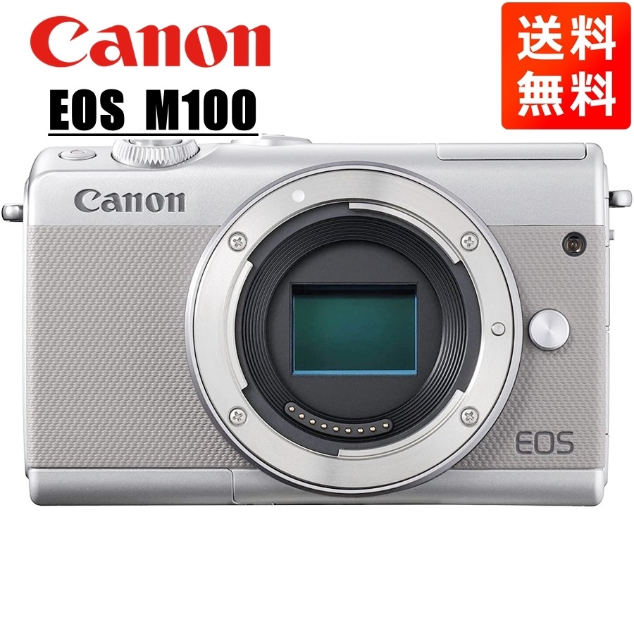 EOS M100 ボディ グレー ミラーレス一眼 カメラ 中古
