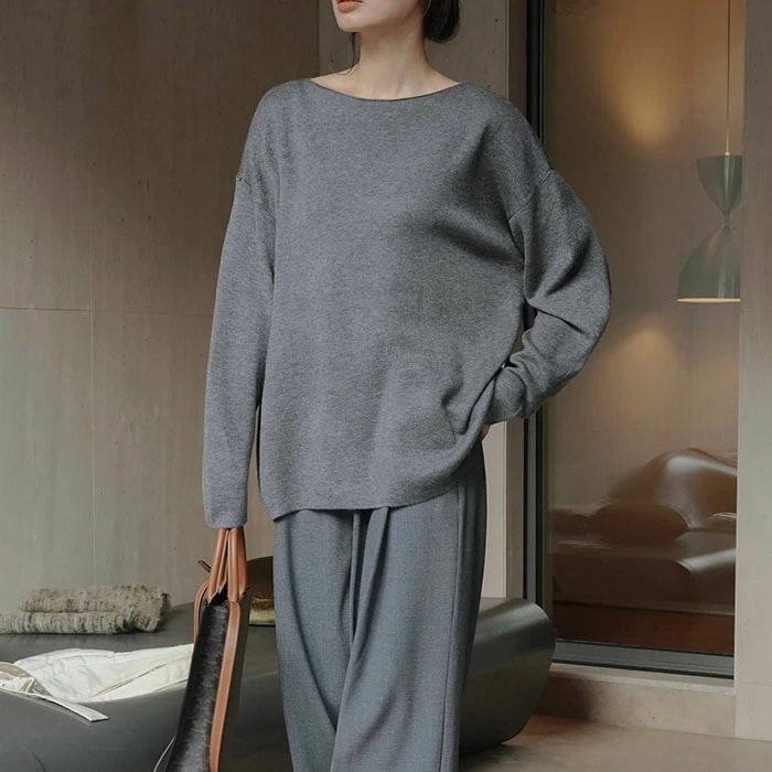 ニット セーター レディース ウール ニットセーター 春 秋 冬 長袖 インナー トップス 秋冬 無地 オーバーサイズ ビッグシルエット 大きいサイズ 着痩せ 韓国ファッション 可愛い おしゃれ カジ 4,960円