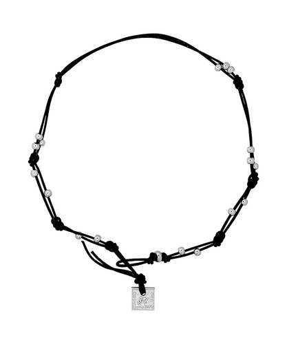 NFF layered leather necklace レイヤードレザーネックレス 韓国アクセサリー 正規品 ネックレス