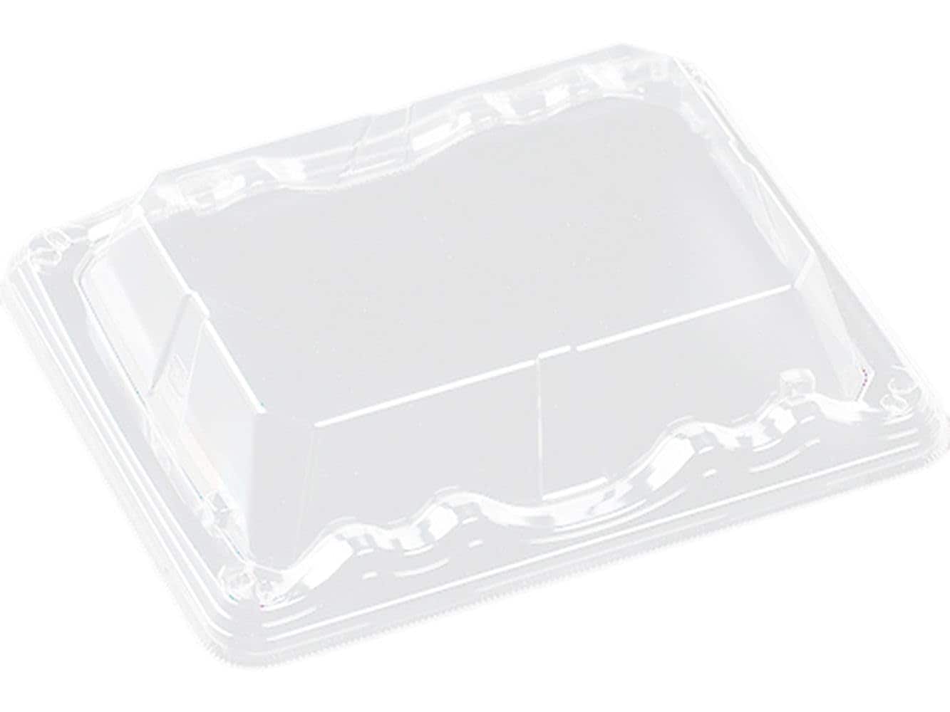 【ケース販売】 エフピコ(Fpco) T-大波皿2-3嵌合蓋 透明 900枚入 5RL0