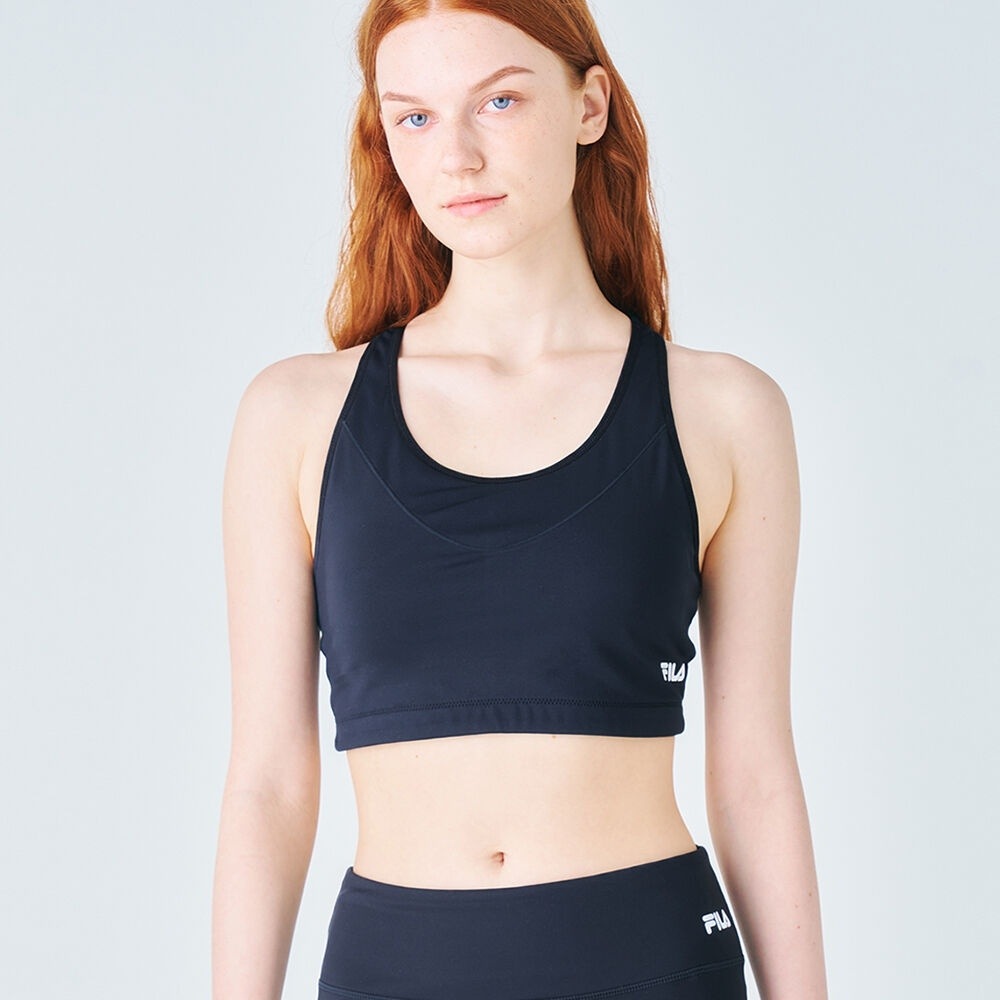 Fila 女性用スポーツブラトップ_FS2ITF1251F_BLK