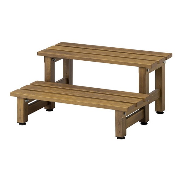 BEW-2SNW 美WOOD デッキ 2段ステップ ナチュラルウッド メーカー直送