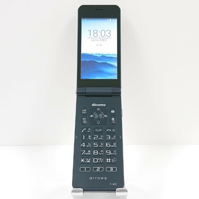 arrows ケータイ ベーシック F-41C ドコモ ネイビー 送料無料 本体 c19641