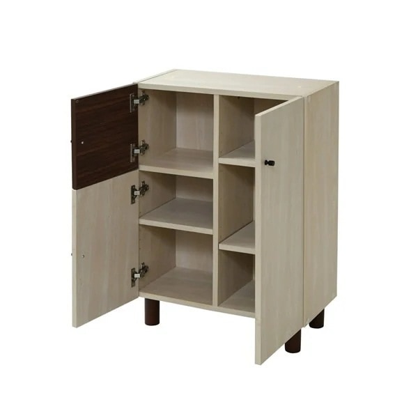 JKプラン キャビネット ラック FMB-0003-NADB ナチュラルダークブラウン 12,221円