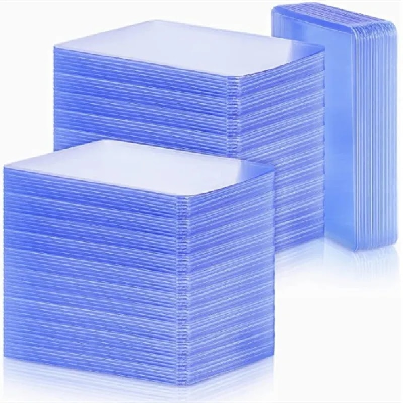 納期21日100のプラスチック製ゲームカードのパック,荷物保護フィルム,スポーツカードのコレクションホルダー,インスタントカードのカバー