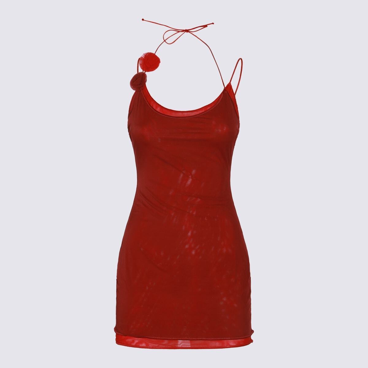 FDS250MERLOT RED 春夏2025 ドレス レディース ia