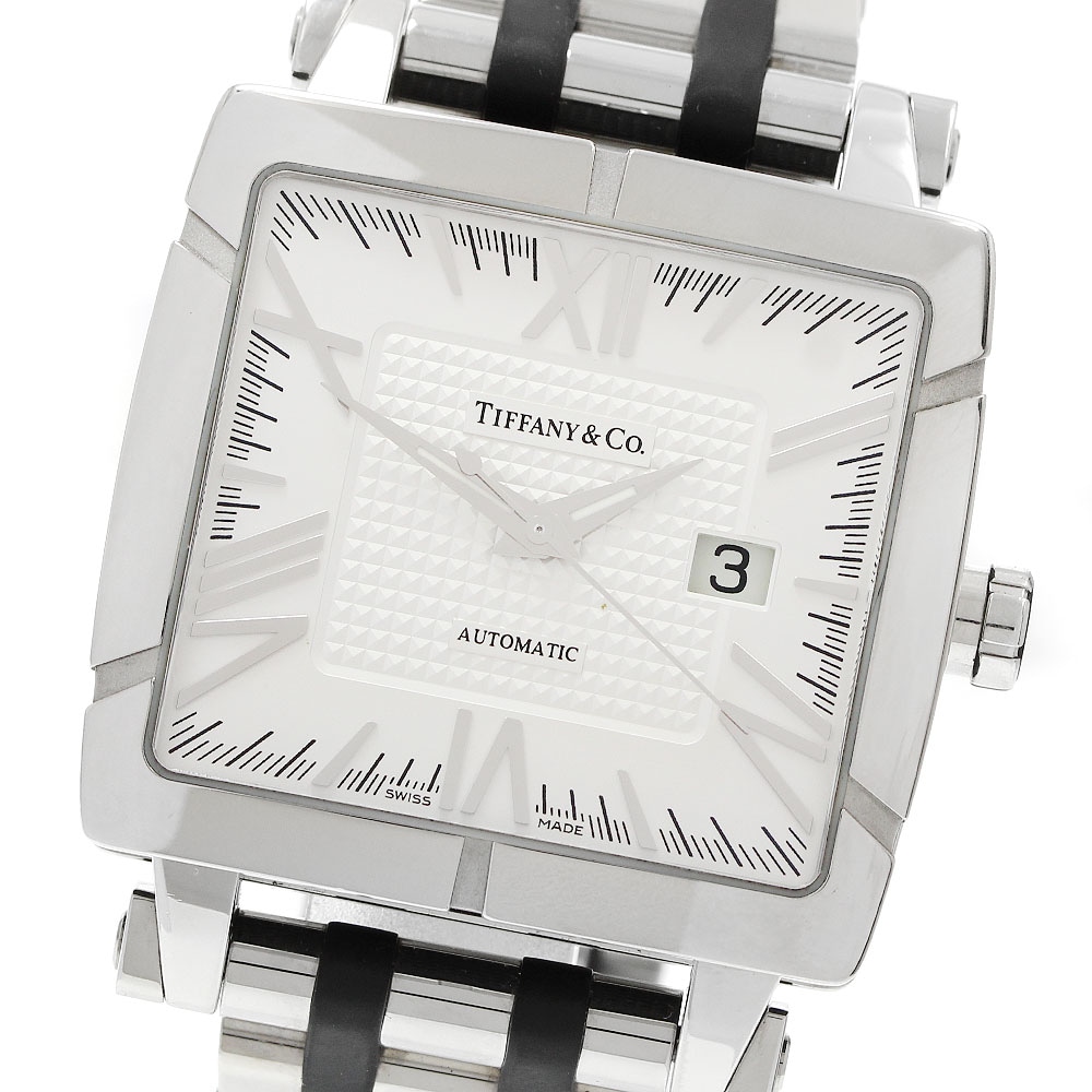 ティファニー TIFFANY&Co. Z1100.70.12A21A00A アトラス ジェント スクエア デイト 自動巻き メンズ _950216【中古】