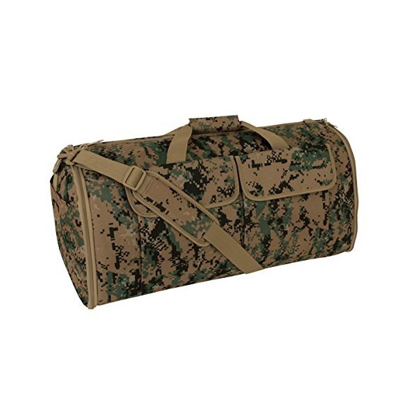 Mercury Tactical Gear Code Alpha Hybrid Garment Duffel Bag， Marpat Woodland， One Size 並行輸入品