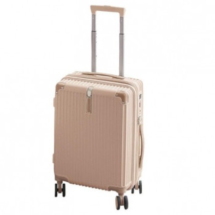 CICIBELLA(シシベラ) 多機能スーツケース Mサイズ (約70L/4～7泊) ピンクチタン