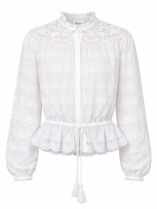 ISABEL MARANT ETOILE Women Shirts HT0767FA D1J05E20WH WHITE