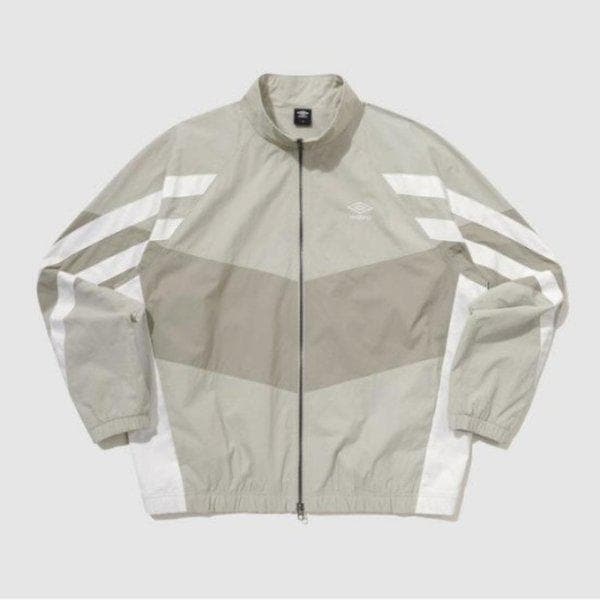 ウィンドブレーカー KQF UQ121CJK13-PBE ダブルデッカー スタンドネック ブルゾン ウィンドブレーカー ジャケット / PLATINUM BEIGE