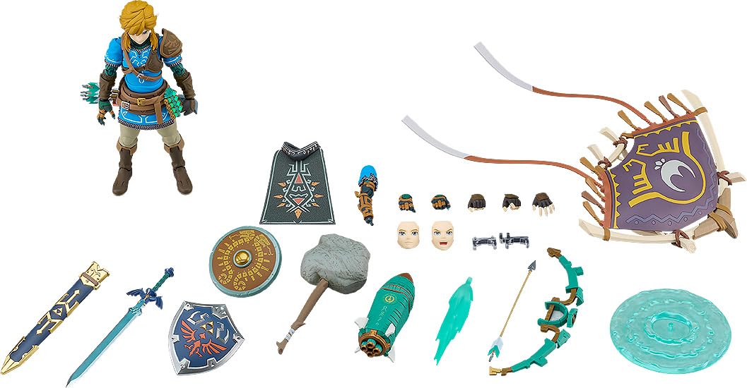 figma ゼルダの伝説 ティアーズ オブ ザ キングダム リンク ティアーズ オブ ザ キングダムver. DXエディション ノンスケール プラスチック製 塗装済み可動フィギュア