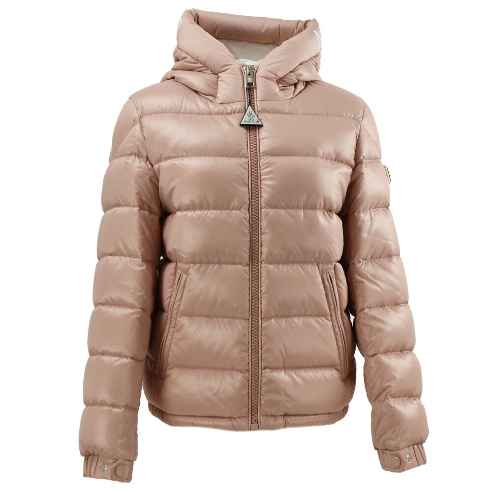 モンクレール ダウンジャケット レディース ブルゾン ナイロンジャケット フード付きダウン ピンク MONCLER SALZMAN[1a00102-512]