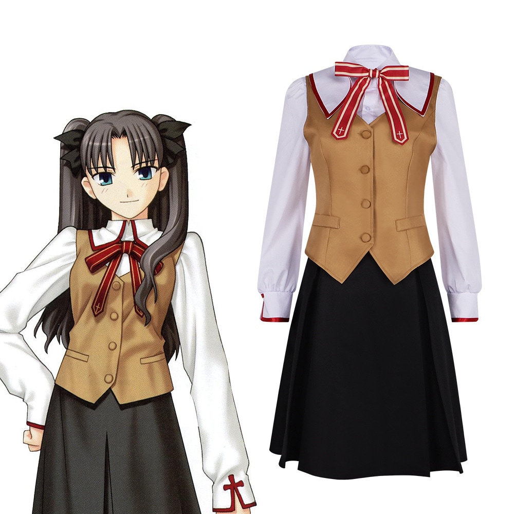 【速達!】Fatestay night運命の夜桐桜遠坂凛コスプレ制服アニメコスプレ制服