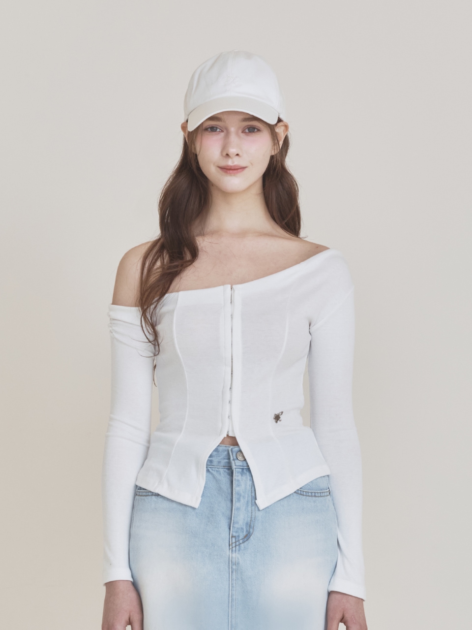 【NOT YOUR ROSE】 HAZEL CARDIGAN : IVORY