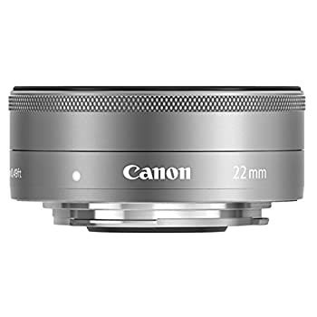 Canon 単焦点広角レンズ Ef M22mm F2 Stm シルバー ミラーレス一眼対応 Ef M222stmsl