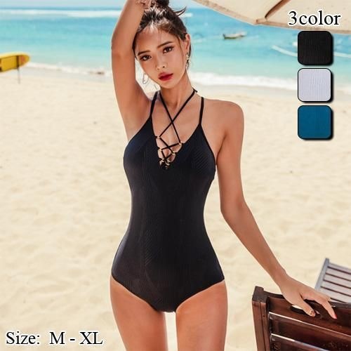 【グラシア】 水着 ワンピース レディース ビーチウェア スイムウェア 流行 海 プール エアリー マカロニコード チュール デコルテ パッド マシュマロフィール エアリーパッド エアリーパッド クチ