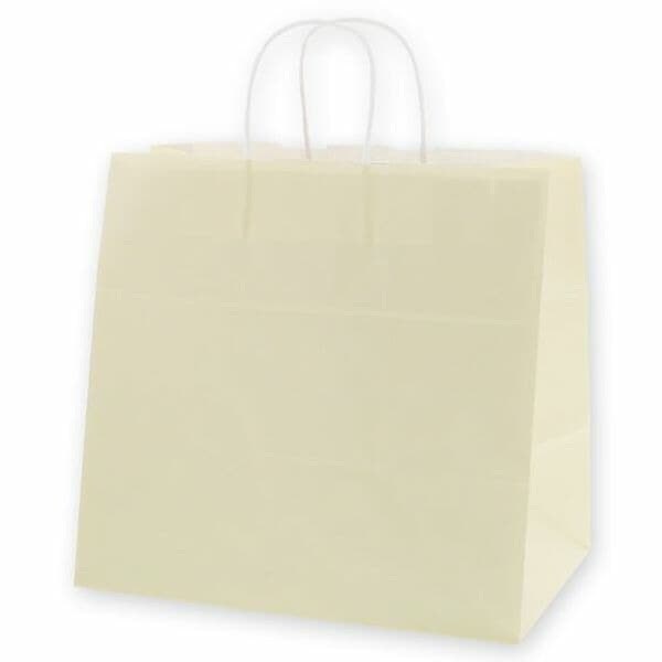 シモジマ HEIKO 手提げ紙袋 25チャームバッグ 25CB 34-1 パールクリーム 50枚 幅340xマチ220x高320mm 003269920 7,184円