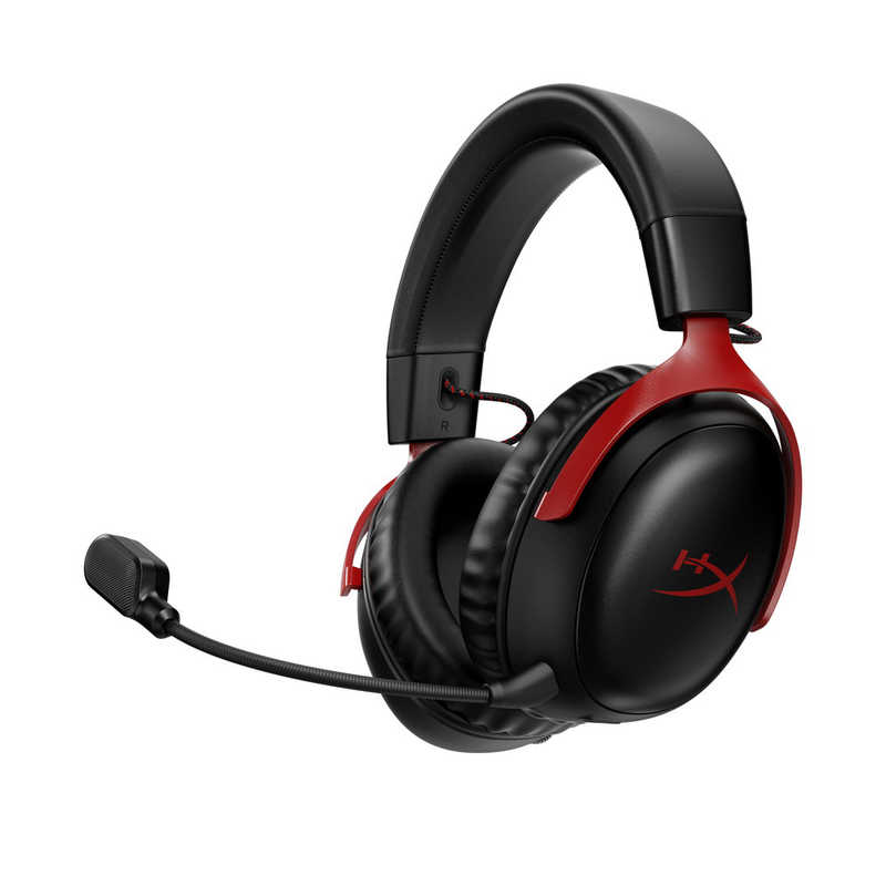HYPERX　HyperX Cloud III Wireless Gaming Headset (Black/Red) ［ヘッドバンドタイプ］　77Z46AA