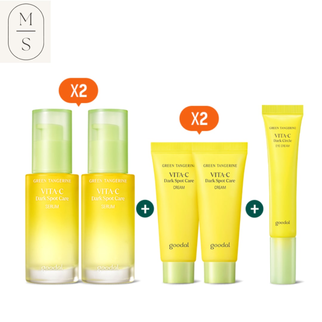 【Hyuk 2023ベストコスメ】青みかんビタCセラム30ml*2+ くすみケアクリーム40ml*2