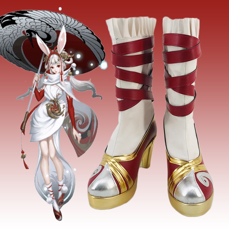 王の栄光 公孫李斉雪玲珠 Cos靴 コスプレ靴 アニメ展示会 二次元演出